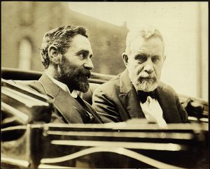 Above: Casement with John Devoy, leader of Clan na Gael, in New York during the July crisis of 1914, where the Berlin diary narrative begins. (Villanova University)