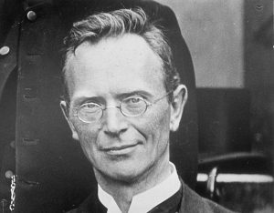 Above: Eoin MacNeill—his sudden U-turn on the Castle Document’s authenticity was based on Colm Ó Lochlainn’s view that it was forged. (RTÉ Stills Library)