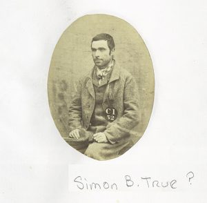 Above: ‘Simon B. True’—actually Simon Byrne, aged 36, born in Killeshin, Co. Laois,a three-time felon for larceny. (NYC Public Library)