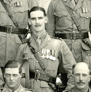 Above: Captain Francis Hitchcock, from Birr, Co. Offaly, served with the Leinster Regiment and fought at the Somme in August 1916. After the war he wrote ‘Stand to’: adiary of the trenches 1915–18 (London, 1937), which is regarded as one of the best personal accounts describing the reality of trench warfare, including ‘the sickening smell of decomposing human flesh’. (NMI)