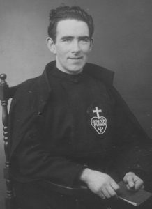 Above: Irish Passionist Fr Kenneth Monaghan of St Joseph’s Church, Avenue Hoche—helped downed Allied airmen to make their way to Spain.