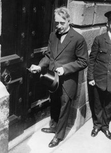 W.T. Cosgrave officially opening the newly restored GPO in July 1929. (Getty Images)
